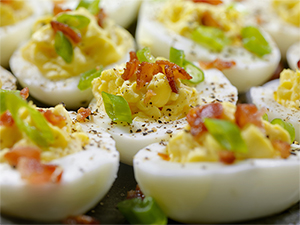 Bacon, Avocado, and Tomato Deviled Egg is A High Protein Meal for Bariatric Patients’ Breakfast, Lunch, or Dinner
